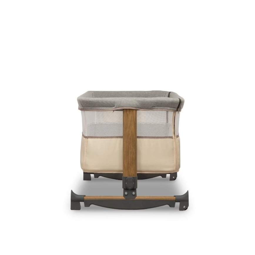Lionelo - Culla per bambini 3in1 LEONIE grigio/beige