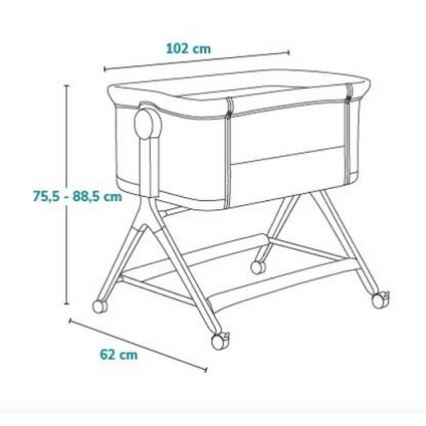 Lionelo - Culla per bambini 3in1 LEONIE PLUS beige