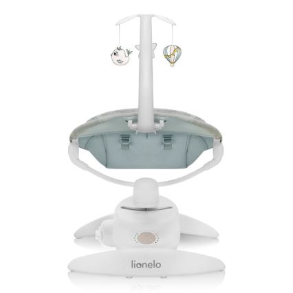 Lionelo - Dondolo per bambini con melodia MELL Beige Sand 4xAA + telecomando