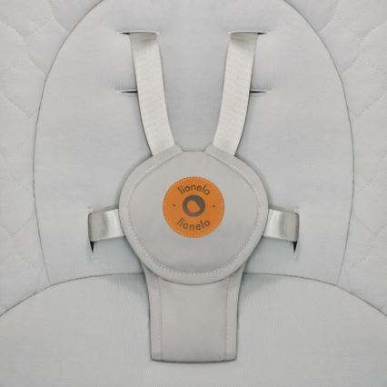 Lionelo - Dondolo per bambini con melodia MELL Beige Sand 4xAA + telecomando