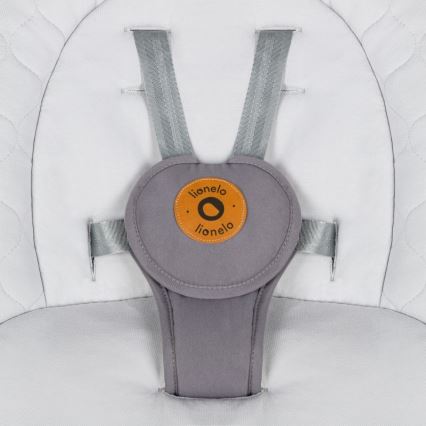 Lionelo - Dondolo per bambini con melodia MELL Grigio Pietra 4xAA + telecomando