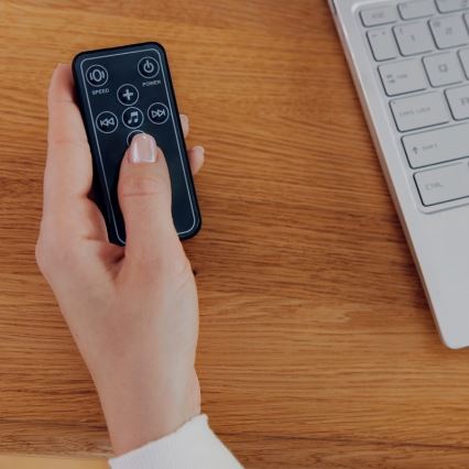 Lionelo - Dondolo per bambini con melodia RIO 4xC Beige Latte + telecomando