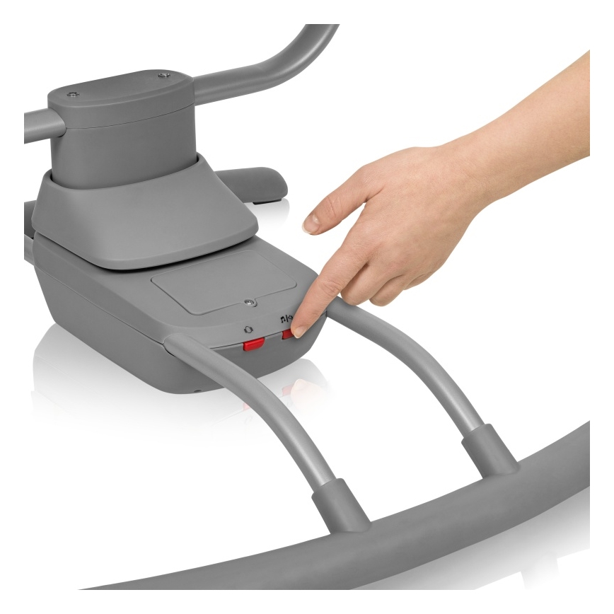 Lionelo - Dondolo per bambini con melodia RIO 4xC Beige Latte + telecomando