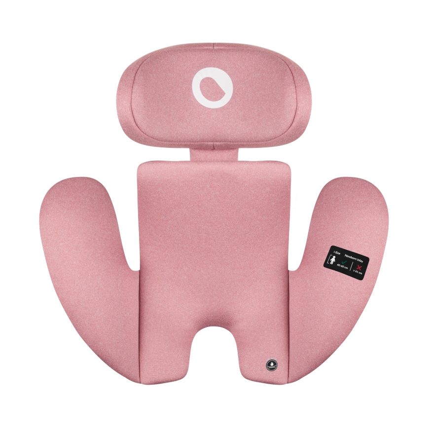 Lionelo - Drehbarer Kindersitz mit Basis BASTIAAN ONE i-Size 40-150 cm Pink Rose