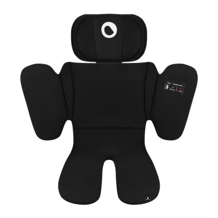 Lionelo - Drehbarer Autokindersitz mit Basis BRAVE i-Size 40-150 cm Black Carbon