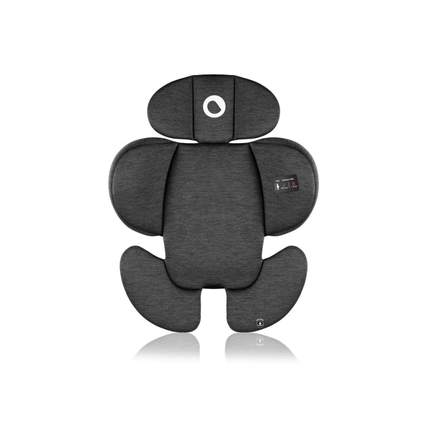 Lionelo - Drehbarer Autokindersitz mit Basis NAVY i-Size 40-150 cm schwarz/rosa