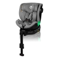 Lionelo - Drehbarer Kindersitz mit Basis HARMONY i-Size 40-150 cm, grau