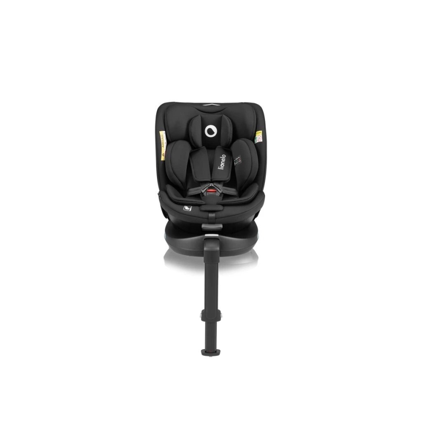 Lionelo - Drehbarer Kindersitz mit Basis NAVY, i-Size 40–150 cm, schwarz