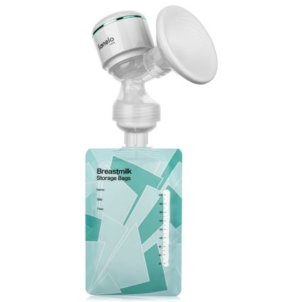 Lionelo - Wiederaufladbare elektrische Muttermilchpumpe FIDI PLUS 5V 1200 mAh 180 ml