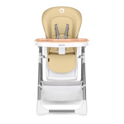 Lionelo - Esstischstuhl für Kinder LINN PLUS weiß/beige