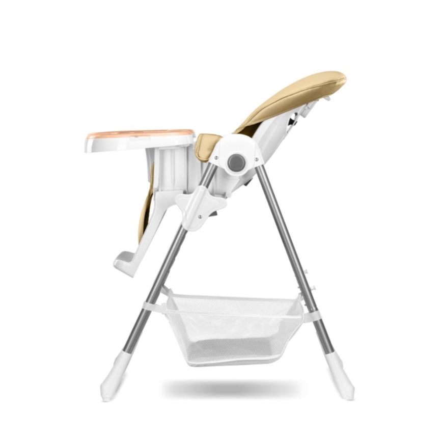 Lionelo - Esstischstuhl für Kinder LINN PLUS weiß/beige