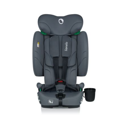 Lionelo - Faltbarer i-Size-Kindersitz NELLY 76-150 cm Grau Graphit