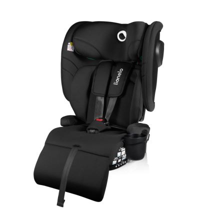 Lionelo - Faltbarer Kindersitz NELLY i-Size 76-150 cm Black Carbon