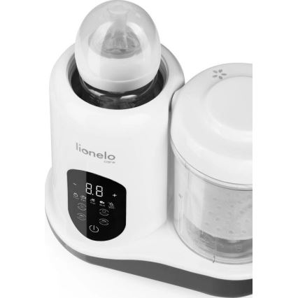 Lionelo - Fornello a vapore 5in1 BABYMENU 110W/230V bianco/grigio