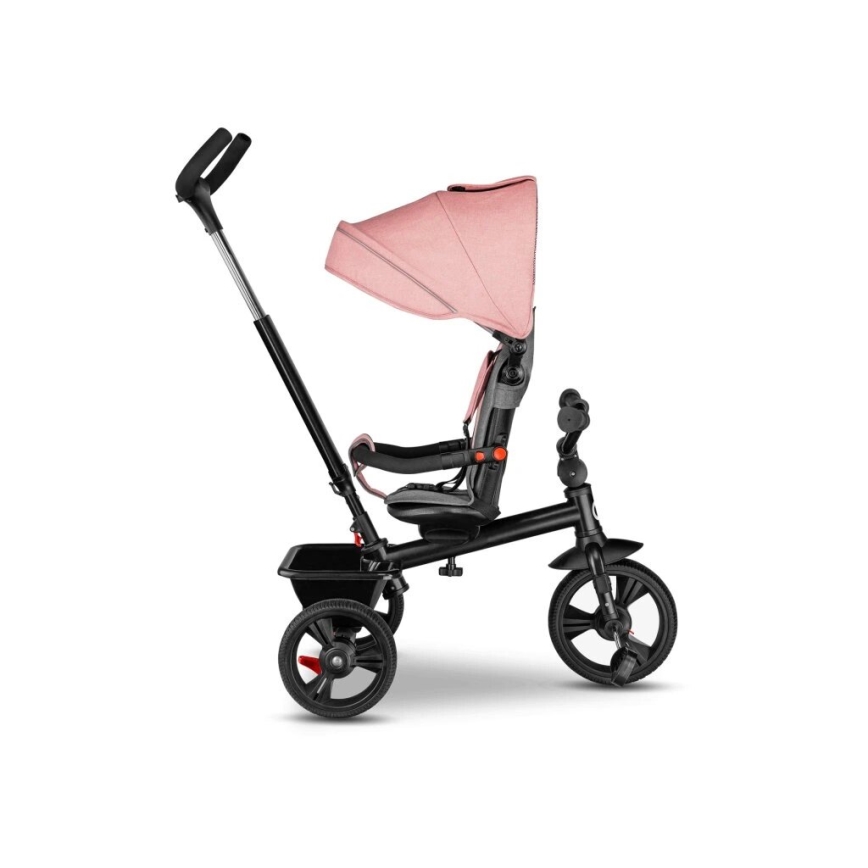 Lionelo - HAARI Kinder-Dreirad, rosa/grau