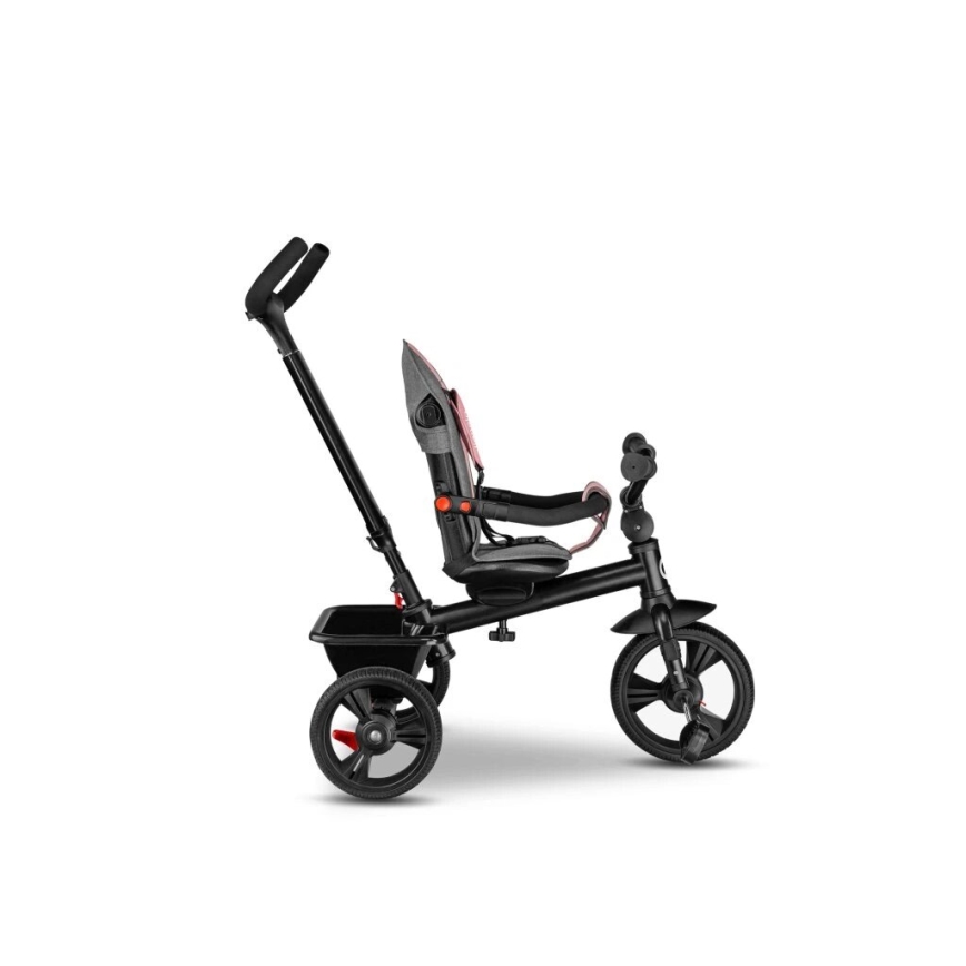Lionelo - HAARI Kinder-Dreirad, rosa/grau