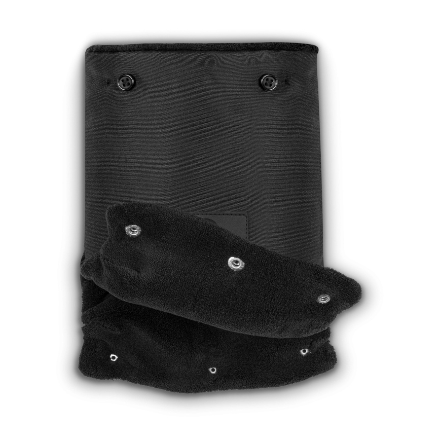 Lionelo - Handmuff für Kinderwagen HANDMUFF Schwarz