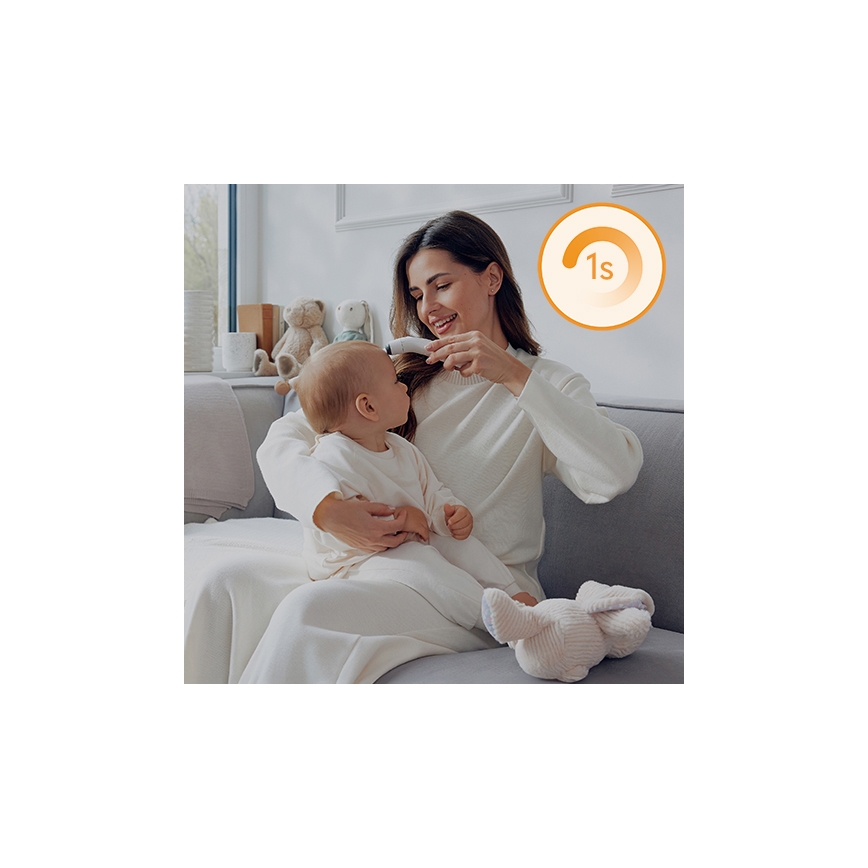 Lionelo - Infrarot-Fieberthermometer FEVERSCAN 2xAAA