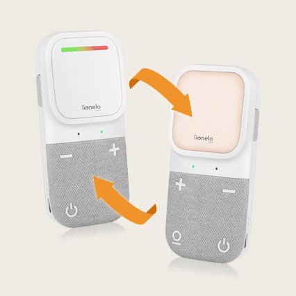Lionelo - Kabelloses, wiederaufladbares Audio-Babyphone BABYLINE 2.2 5V