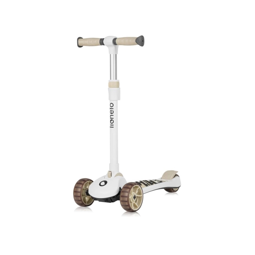 Lionelo - Kinder-Scooter 2-in-1 FRANKY weiß/beige