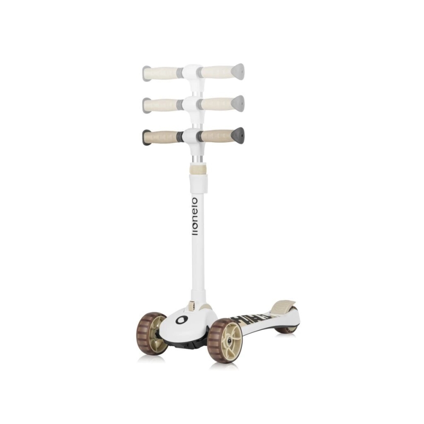 Lionelo - Kinder-Scooter 2-in-1 FRANKY weiß/beige