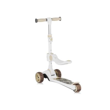 Lionelo - Kinder-Scooter 2-in-1 FRANKY weiß/beige