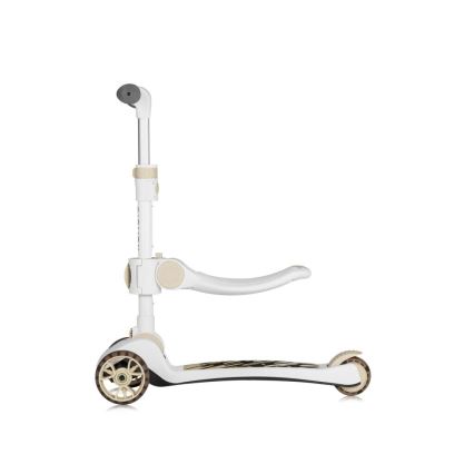 Lionelo - Kinder-Scooter 2-in-1 FRANKY weiß/beige