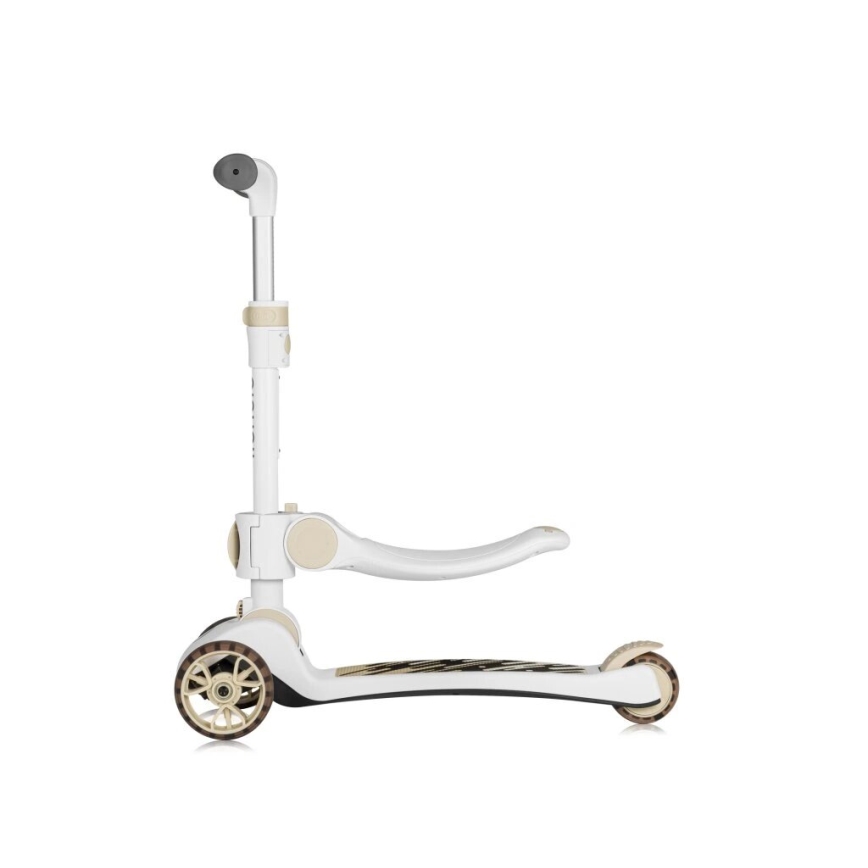 Lionelo - Kinder-Scooter 2-in-1 FRANKY weiß/beige