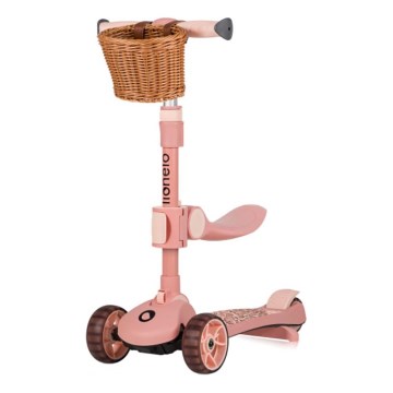 Lionelo - Kinder-Scooter 2in1 FRANKY rosa