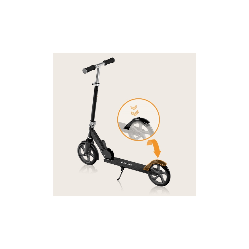Lionelo - Kinder-Scooter LUCA schwarz