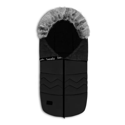 Lionelo - Kinderfußsack FRODE Carbon-Schwarz