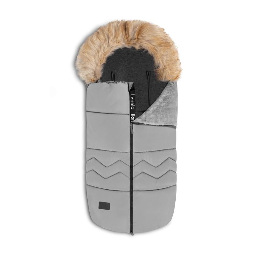 Lionelo - Kinderfußsack FRODE Taubengrau