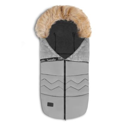 Lionelo - Kinderfußsack FRODE Taubengrau