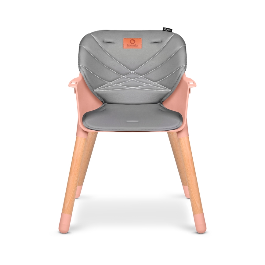 Lionelo - Kinderhochstuhl 2-in-1 KOEN Pink Rose
