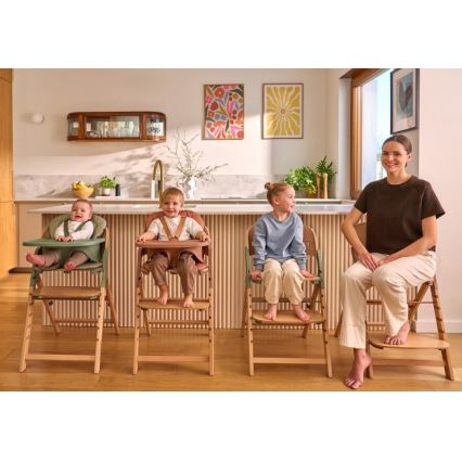 Lionelo - Kinderhochstuhl 3-in-1 MEGAN Grey Wood