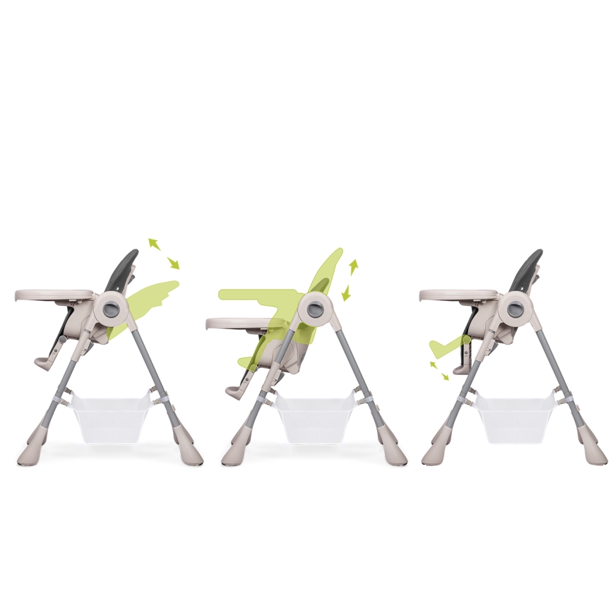 Lionelo - Kinderhochstuhl ZANNA grau