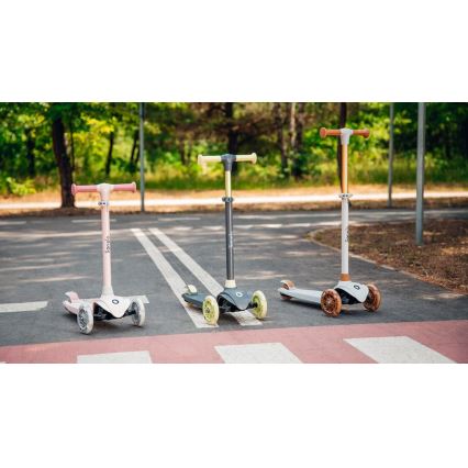 Lionelo - Kinderroller JESSY 3xAA grau/grün