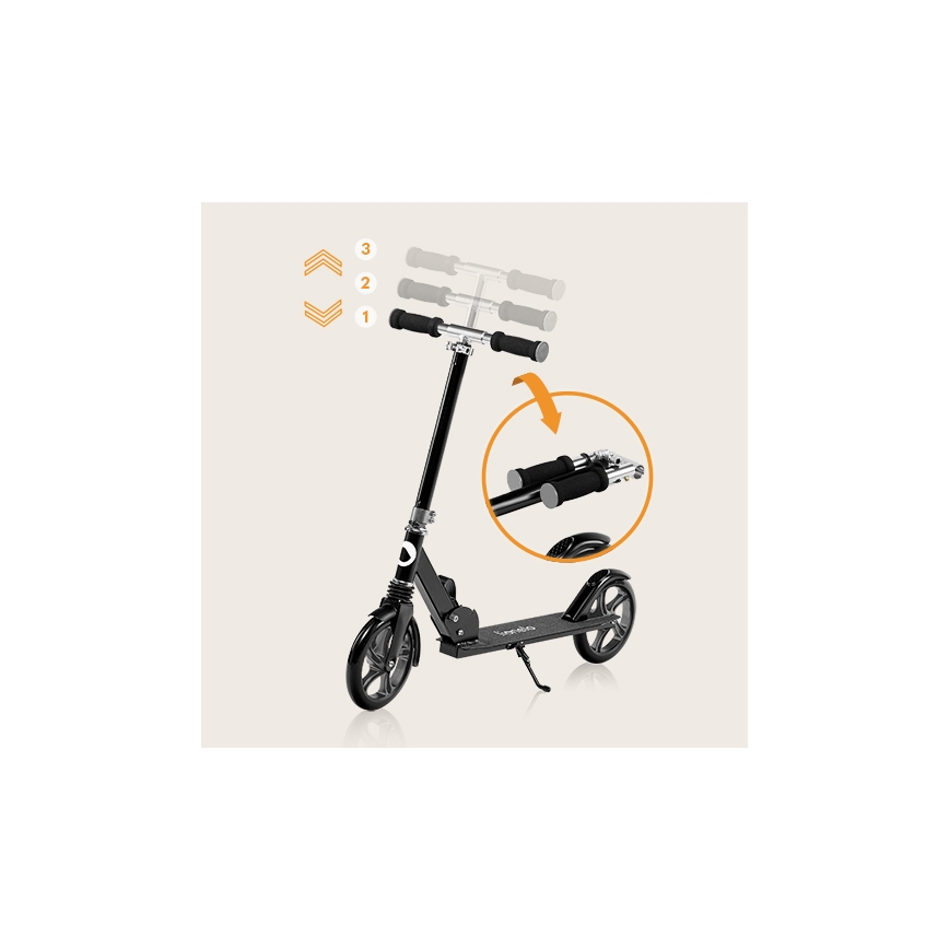 Lionelo - Kinderroller LUCA schwarz