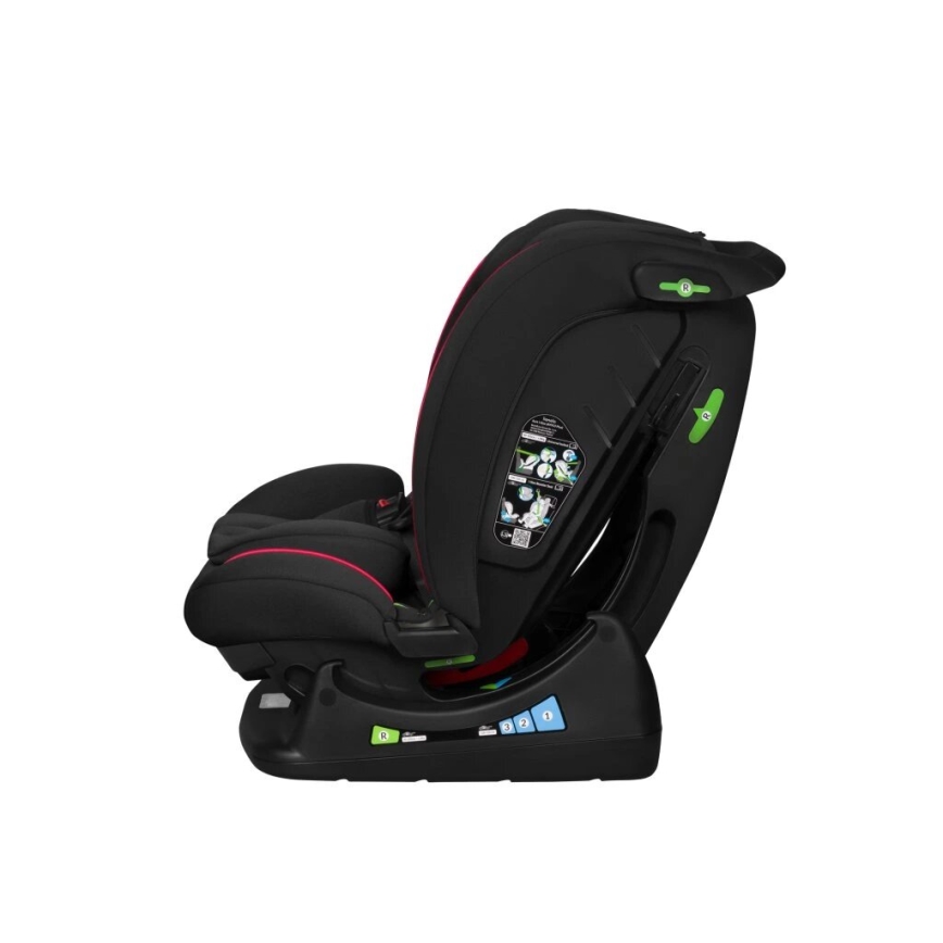 Lionelo - Kindersitz AART i-Size 40-150 cm schwarz/rot