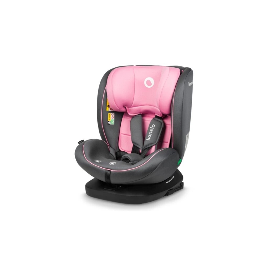 Lionelo - Kindersitz BASTIAAN i-Size 40-150 cm grau/rosa