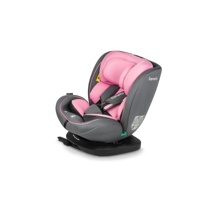 Lionelo - Kindersitz BASTIAAN i-Size 40-150 cm grau/rosa