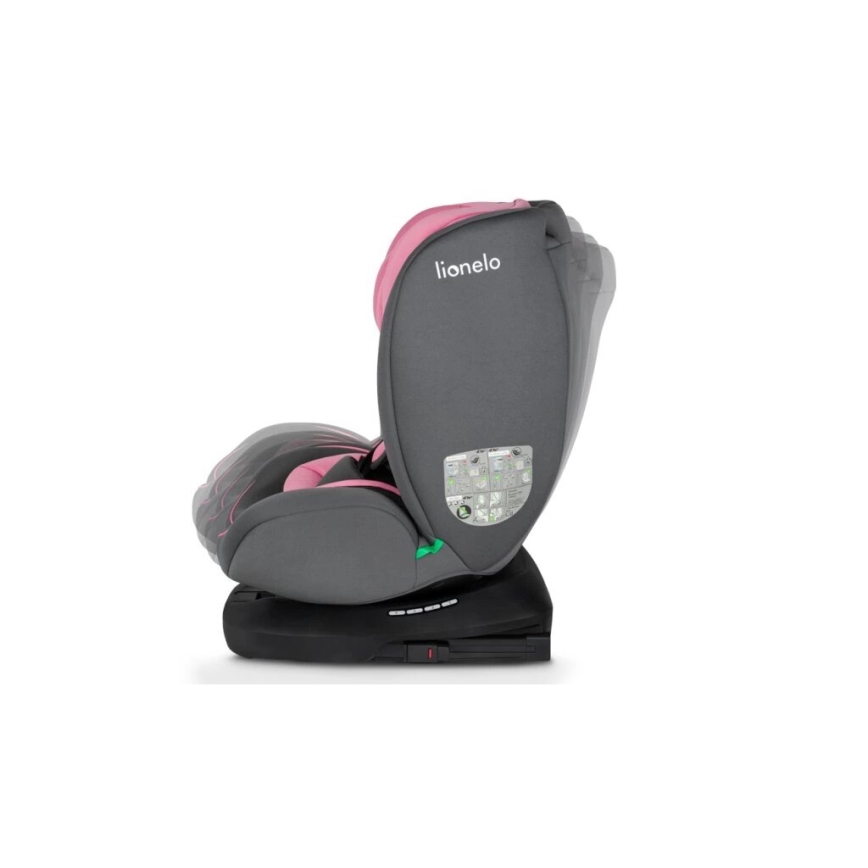 Lionelo - Kindersitz BASTIAAN i-Size 40-150 cm grau/rosa