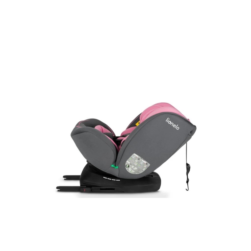 Lionelo - Kindersitz BASTIAAN i-Size 40-150 cm grau/rosa