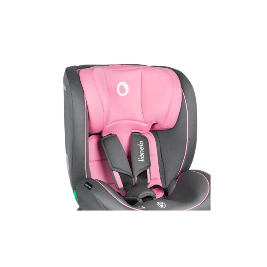 Lionelo - Kindersitz BASTIAAN i-Size 40-150 cm grau/rosa