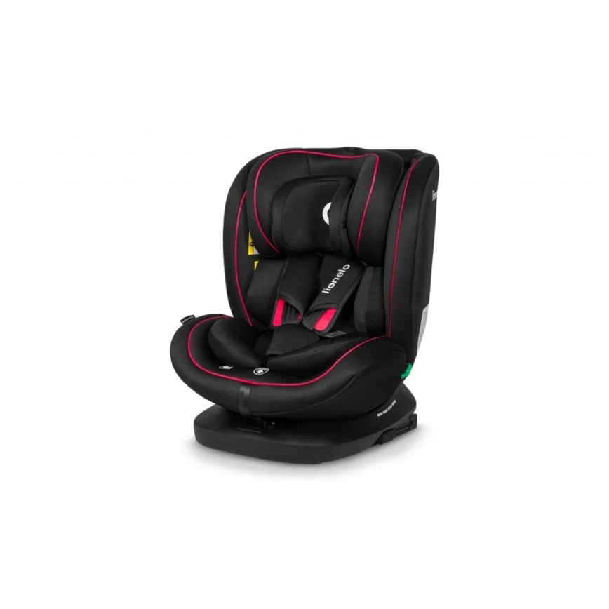 Lionelo - Kindersitz BASTIAAN i‑Size 40–150 cm schwarz/rot