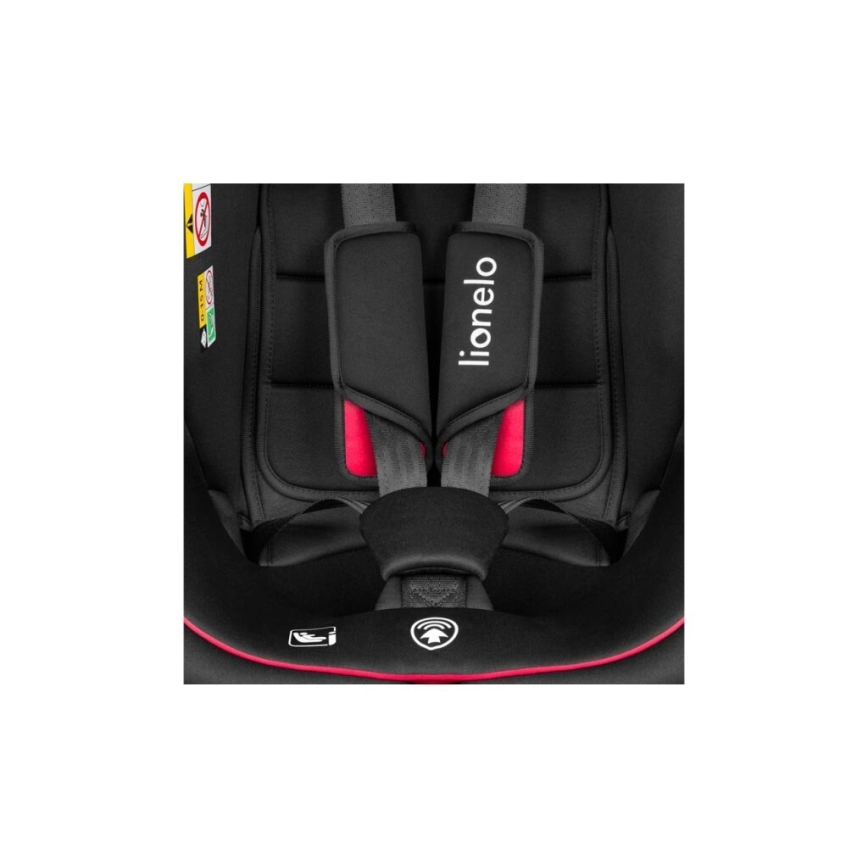 Lionelo - Kindersitz BASTIAAN i‑Size 40–150 cm schwarz/rot