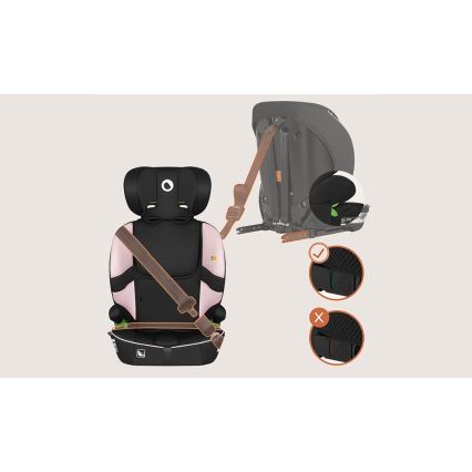 Lionelo - Kindersitz BILLY i-Size 76-150 cm Babyrosa