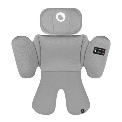 Lionelo - Kindersitz mit drehbarer Basis BRAVE i-Size 40-150 cm Grey Stone