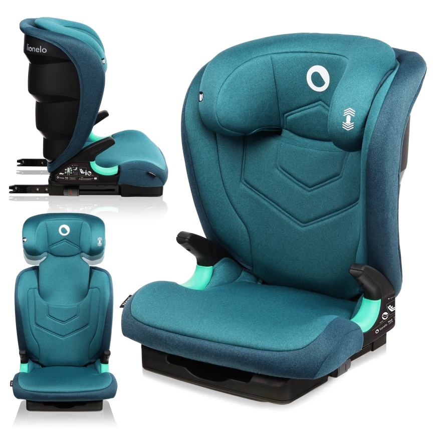 Lionelo - Kindersitz NEAL i-Size 100-150 cm Grün-Türkis