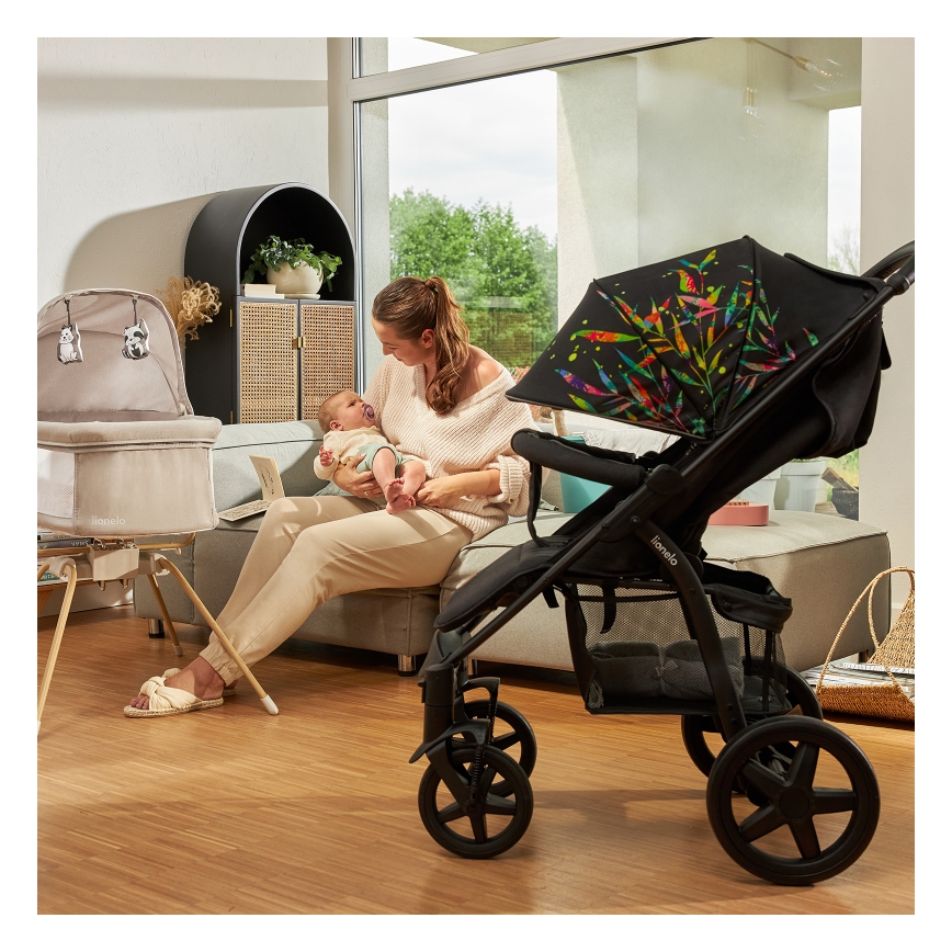 Lionelo - Kinderwagen ANNET PLUS schwarz